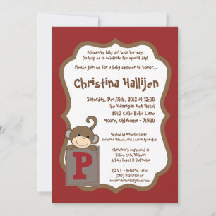 Invitación Baby Shower de Botones de Cocalo 5x7