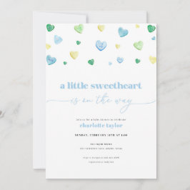 Invitación Baby Shower de Boy Blue Little Slove
