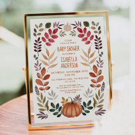 Invitación Baby Shower de caída de agua