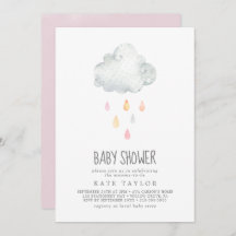 Baby Shower de Chica de nube de lluvia