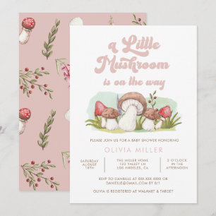 Invitación Baby Shower de color acuático moderno