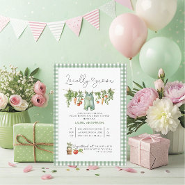 Invitación Baby Shower de color de agua de origen local