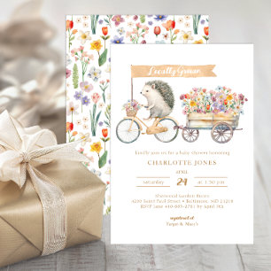 Invitación Baby Shower de color de agua local