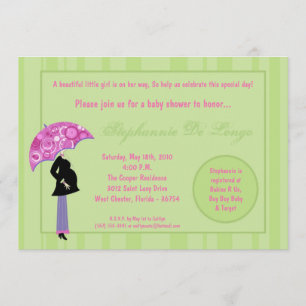 Invitación Baby Shower de compra de mamá de lunes 