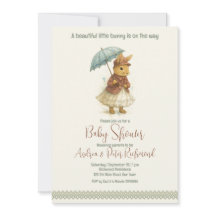 Baby Shower de conejo pequeño para Chica