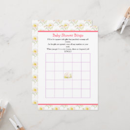 Invitación Baby Shower de cordero de primavera