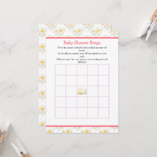 Invitación Baby Shower de cordero de primavera