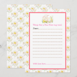 Invitación Baby Shower de cordero de primavera