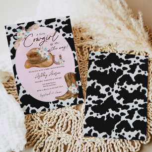 Invitación Baby Shower de Country Cowgirl