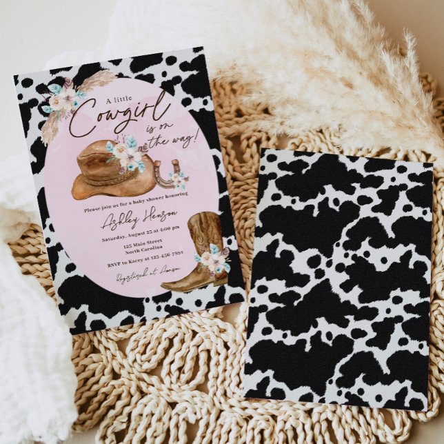 Invitación Baby Shower de Country Cowgirl (Subido por el creador)
