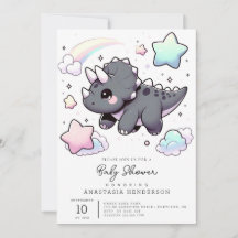 Baby Shower de dinosaurios modernos