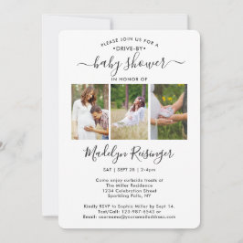 Invitación Baby Shower de distanciamiento social de 4 unidade