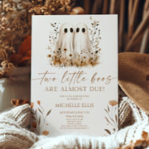 Baby Shower de dos pequeños gemelos de flores silv