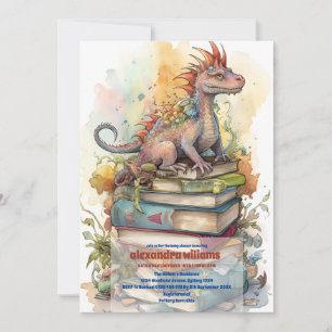 Invitación Baby Shower de Dragón mágico