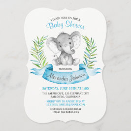 Invitación Baby Shower de Elephant Boy