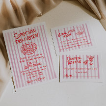 Baby Shower de entrega especial Hand Dawn Pizza