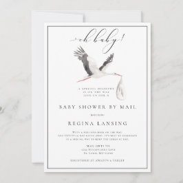 Invitación Baby Shower de entrega especial por correo