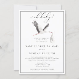Invitación Baby Shower de entrega especial por correo