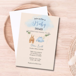Invitación Baby Shower de estilo vintage