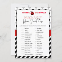 Baby Shower de fallo - Nombre editable, 5x7