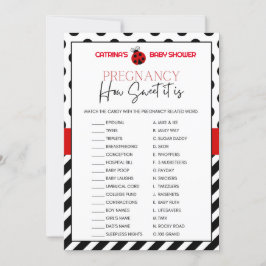 Invitación Baby Shower de fallo - Nombre editable, 5x7