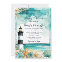 Baby Shower de faro náutico
