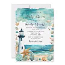 Baby Shower de faro náutico