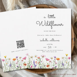 Invitación Baby Shower de Flor Floral Neutral de Género