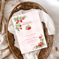 Baby Shower de fresa dulce