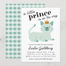 Baby Shower de gatos kitty de Prince Green
