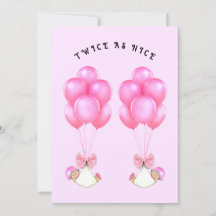 Baby Shower de gemelos chicas