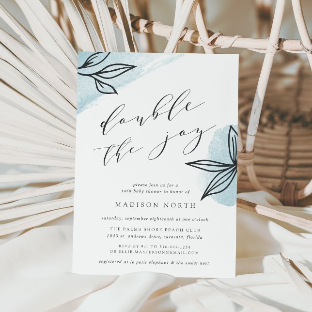 Invitación Baby Shower de Gemelos Secretos (Subido por el creador)