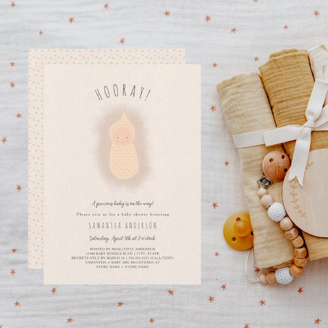 Invitación Baby Shower de género neutro de Little Bundle (Subido por el creador)