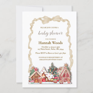 Invitación Baby Shower de Gingerbread