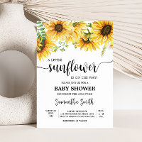 Baby Shower de girasol