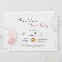 Baby Shower de globo rosa