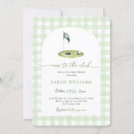 Invitación Baby Shower de golf