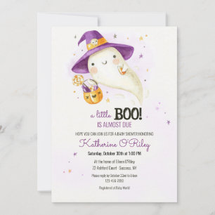 Invitación Baby Shower de Halloween
