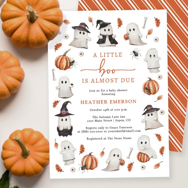 Invitación Baby Shower de Halloween (Halloween Baby Shower Invitation
)