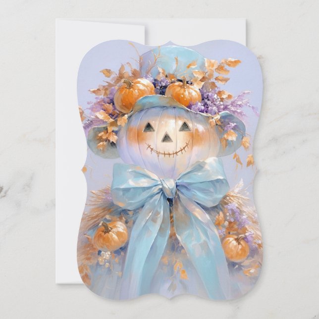 Invitación Baby Shower de Halloween (Reverso)