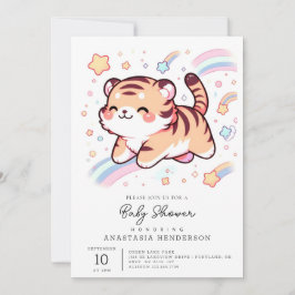 Invitación Baby Shower de Happy Tiger