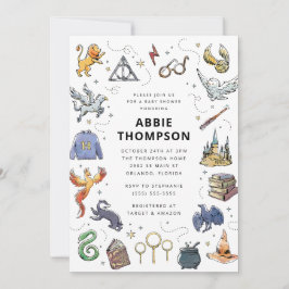 Invitación Baby Shower de Harry Potter Icon