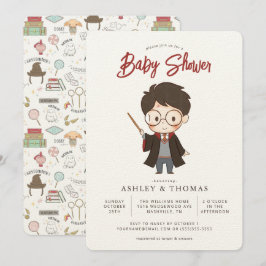 Invitación Baby Shower de Harry Potter simple