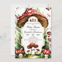 Baby Shower de hongo simple mágico