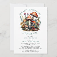 Baby Shower de hongos boscosos encantados