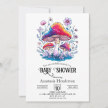 Baby Shower de hongos con encanto