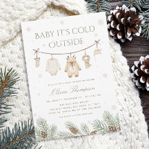 Baby Shower de Invierno Baby It's Cold Outside