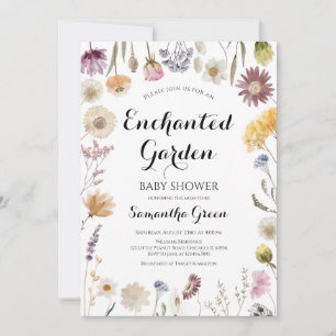 Invitación Baby Shower de jardín
