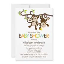 Baby Shower de juegos de monos