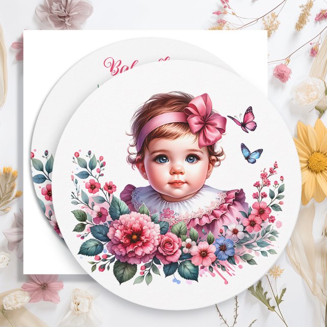 Invitación Baby Shower de la bebé ventilado (Subido por el creador)